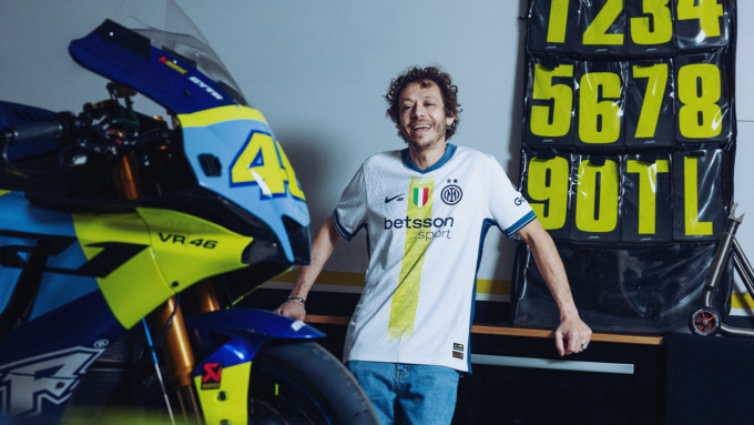 Inter: maglia speciale in collaborazione con Valentino Rossi