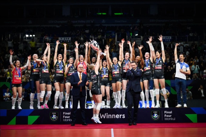 Conegliano vince la Champions League: è Grande Slam!