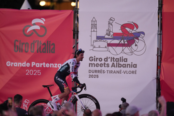 Giro d’Italia a Tirana la partenza, l’arrivo a Roma