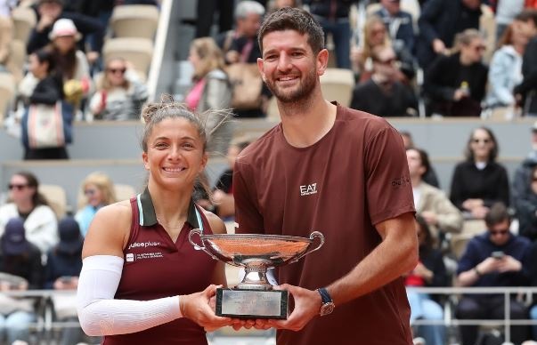 Roland Garros: Vavassori ed Errani vincono il doppio misto
