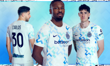 Ecco la seconda maglia dell'Inter per la prossima stagione