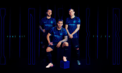 L'Inter presenta la nuova maglia per la prossima stagione
