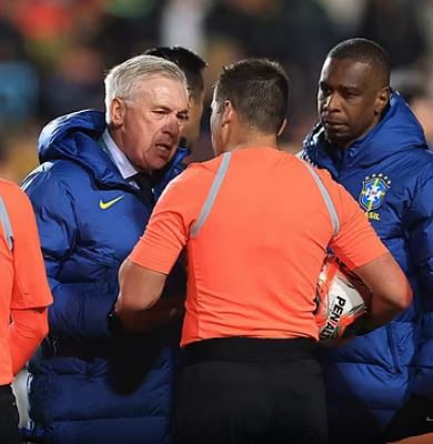 Brasile ko tra le polemiche, Ancelotti furioso