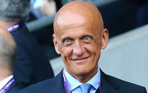 Pierluigi Collina in visita al Var Center di Lissone