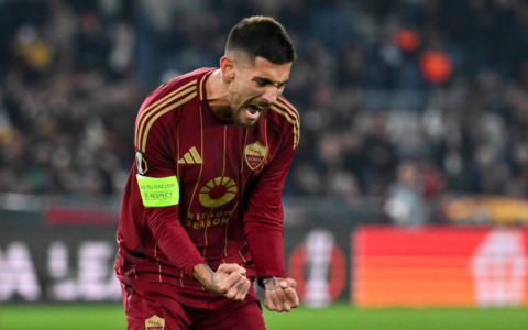 La Roma vince il derby con un gol di Pellegrini