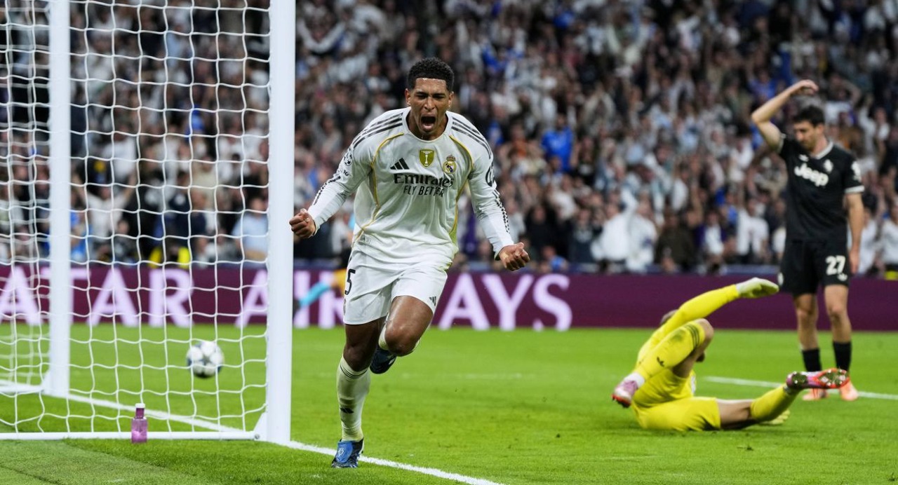 Real-Madrid-Juventus 1-0, decide Bellingham