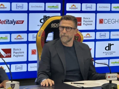 Lecce, la gioia di Di Francesco: “Vittoria meritata”