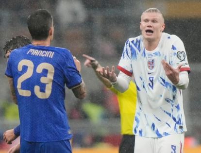 Haaland punge Mancini: “Mi toccava il sedere, ma grazie a lui ho fatto due gol”