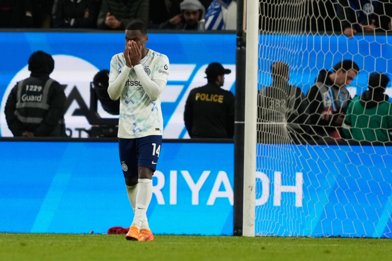 Inter, infortunio per Bonny: salta la trasferta di Bergamo