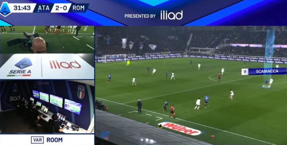 Per i vertici arbitrali scelte giuste in Atalanta-Roma