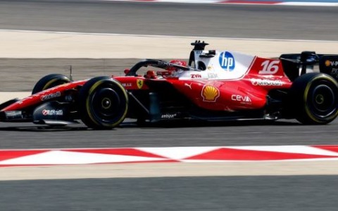 La Ferrari sorride: miglior tempo di Leclerc nei test in Bahrain