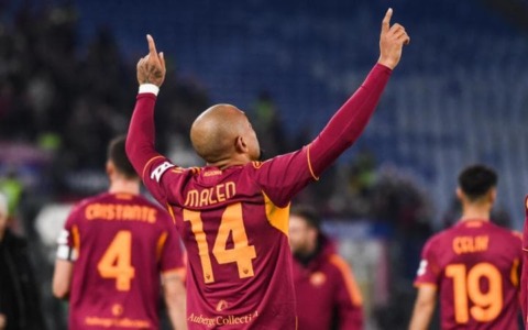 La Roma si gode Malen: il quarto posto è più vicino