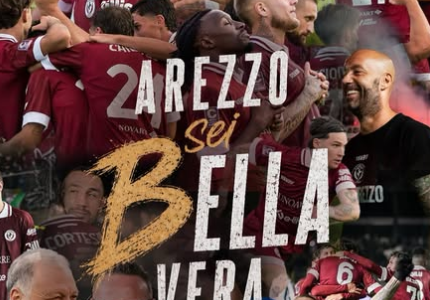 L’Arezzo torna in Serie B dopo 19 anni: battuta la Torres 3-1