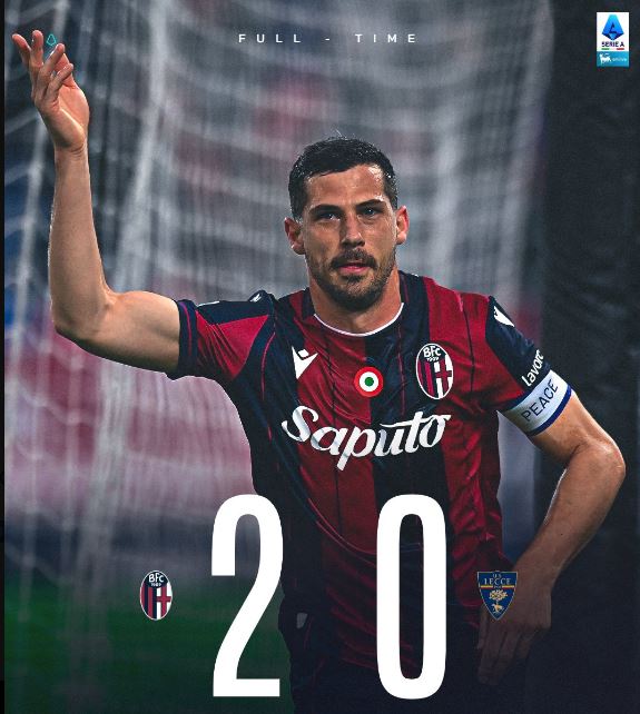 Il Bologna torna alla vittoria: 2-0 al Lecce