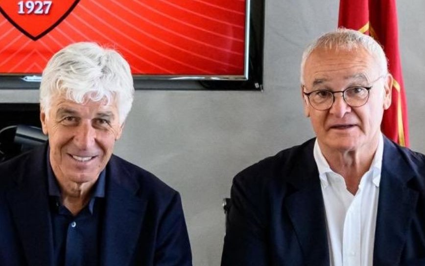 Roma, faccia a faccia a Trigoria tra Ranieri e Gasperini