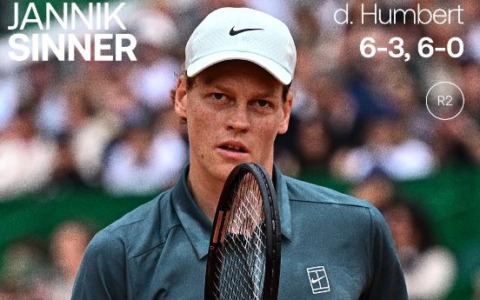 Sinner domina Humbert: 6-3, 6-0 e pass per gli ottavi