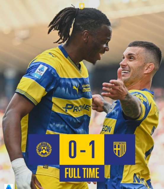 Parma, colpo salvezza: Elphege stende l’Udinese
