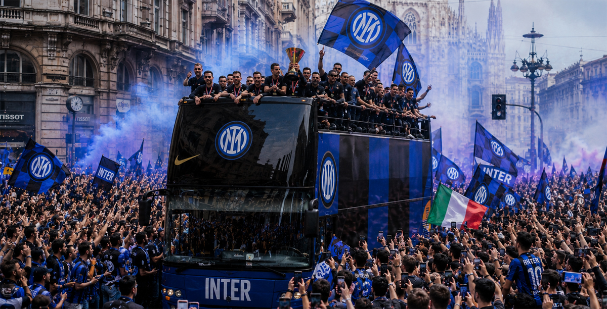 Inter, dopo il Doblete è tutto pronto per la festa
